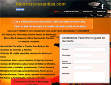 Tablet Screenshot of ahorrosycesantias.com